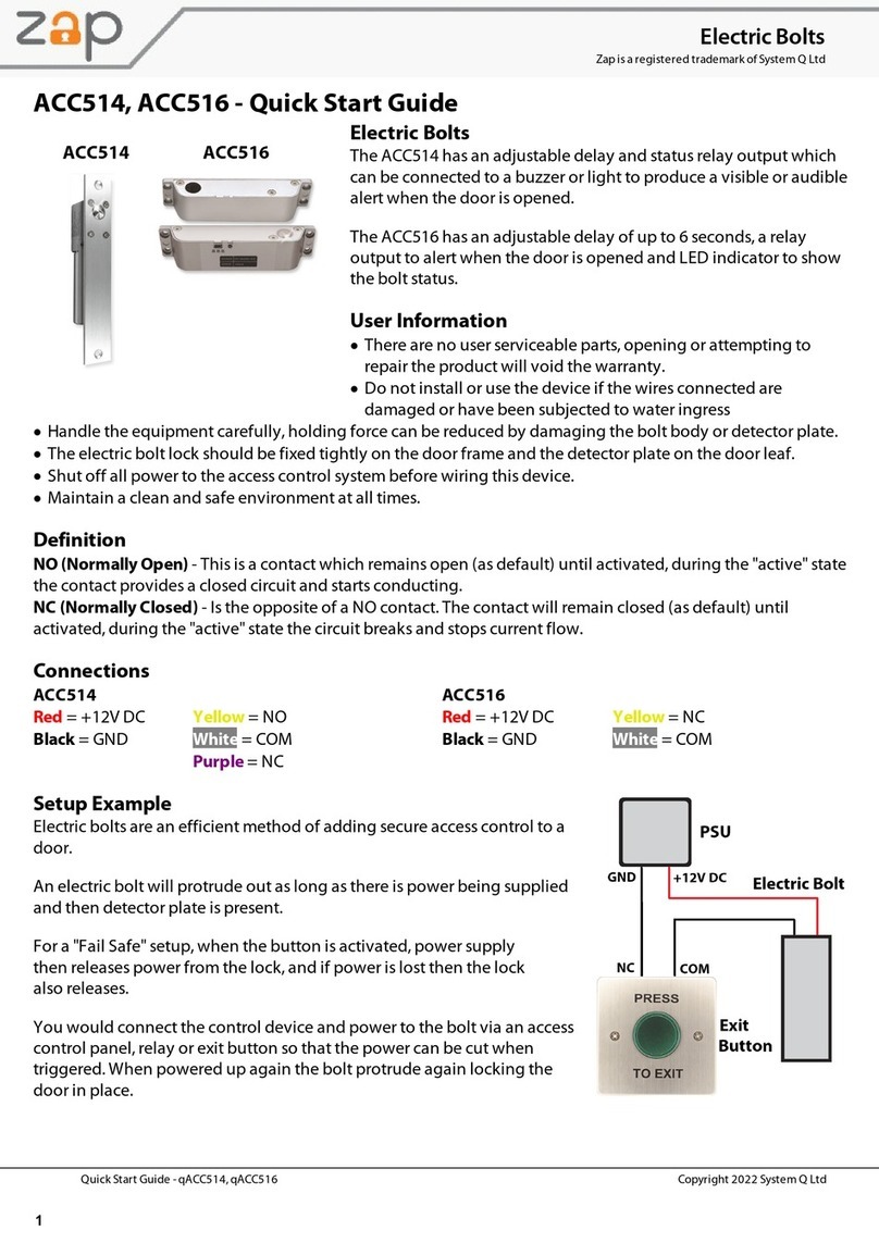 Zap ACC514 quick start guide