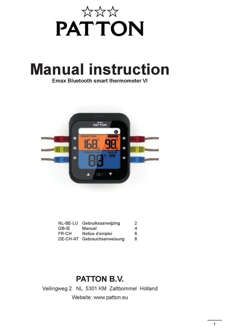 Patton 55CCE123 Manual instruction
