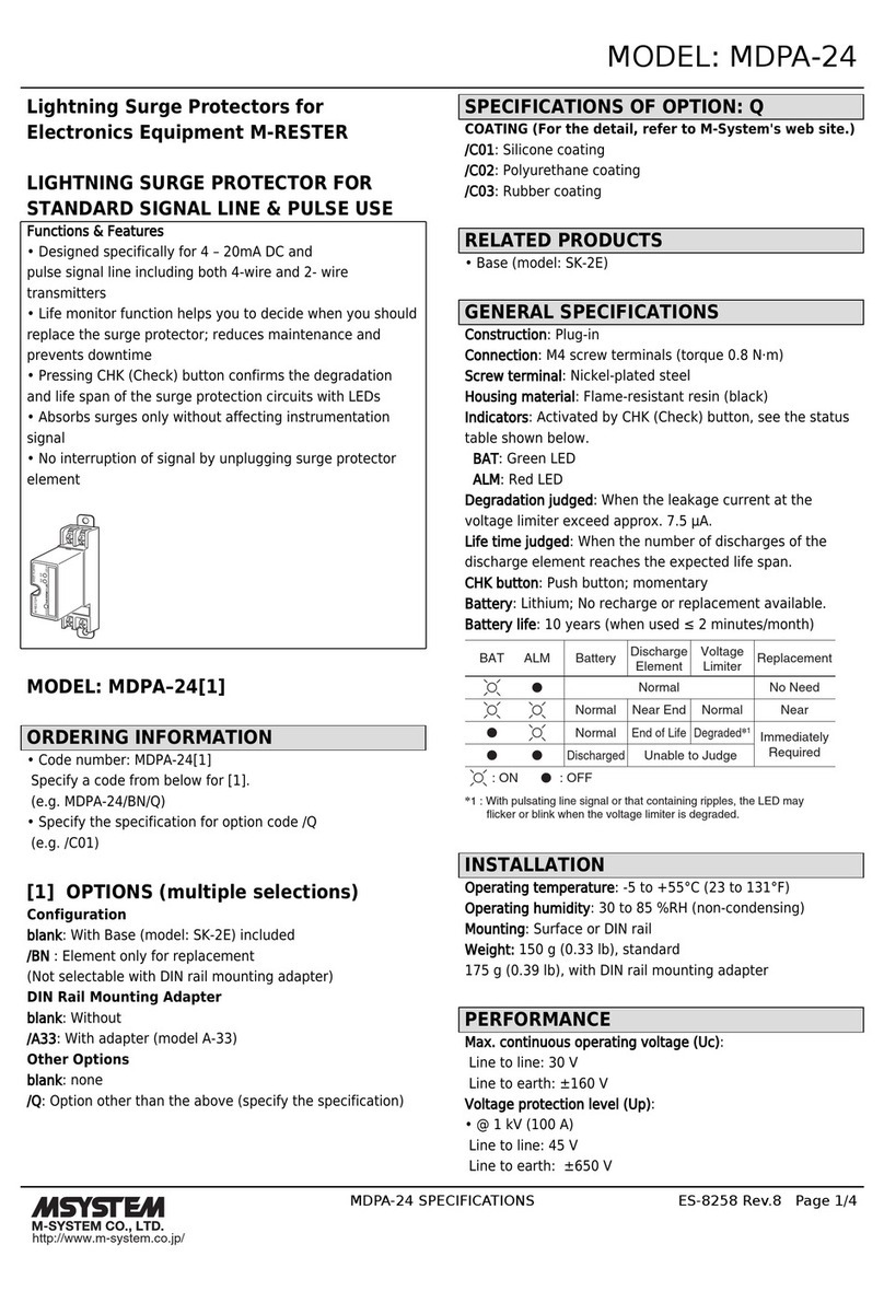M-system MDPA-24 manual