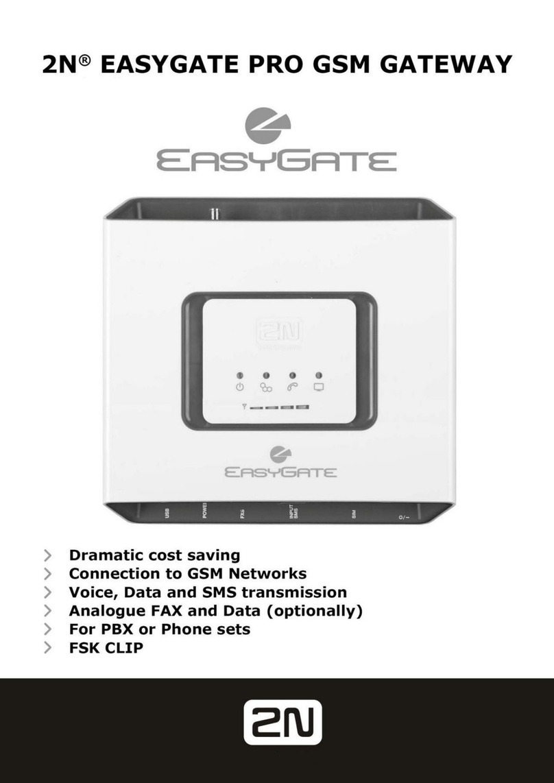 2N EasyGate Pro User manual 2N EasyGate Pro User manual