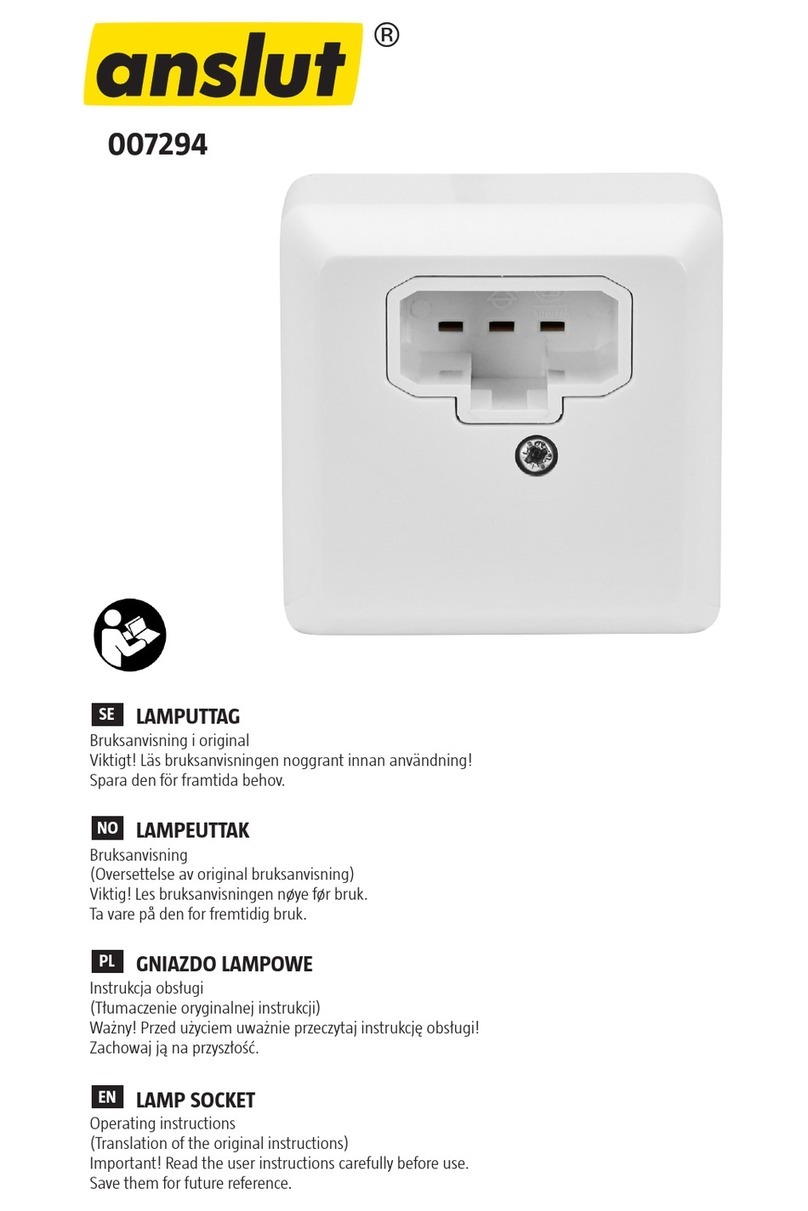 Anslut 007294 User manual