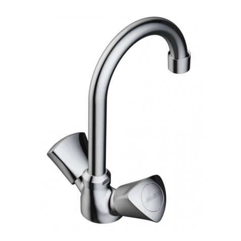 damixa H2O OBJECT HFON02100 installation manual