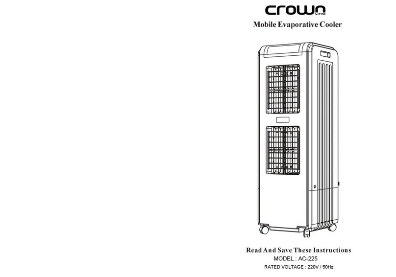 Crownline AC-225 quick start guide