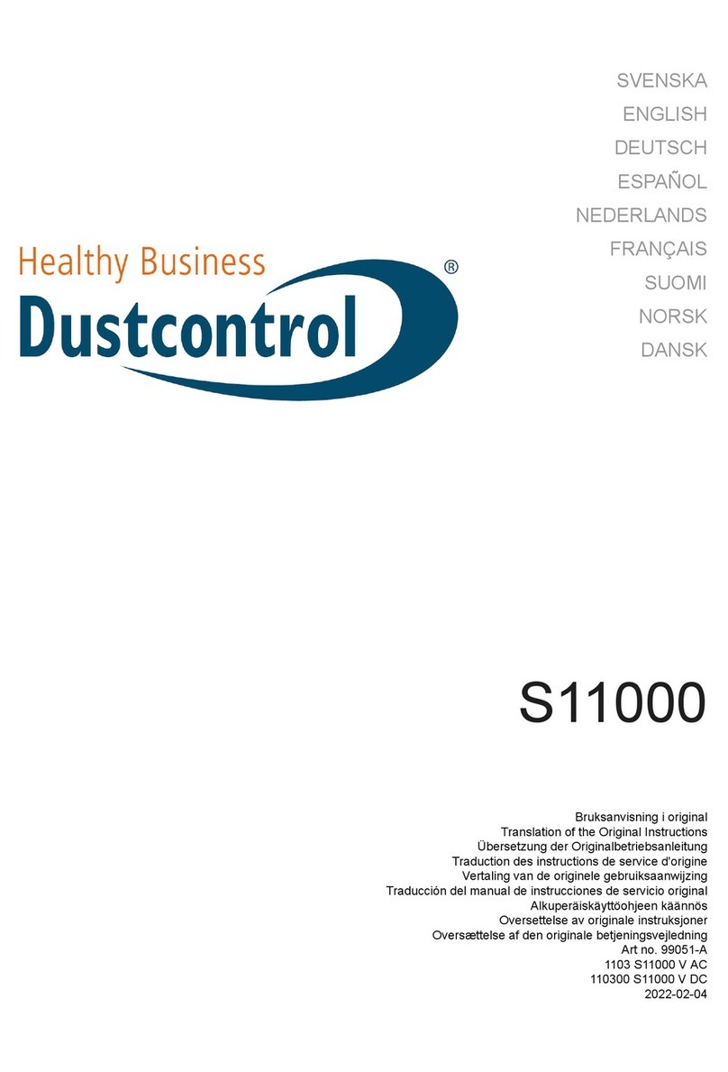 Dustcontrol S 11000 User manual