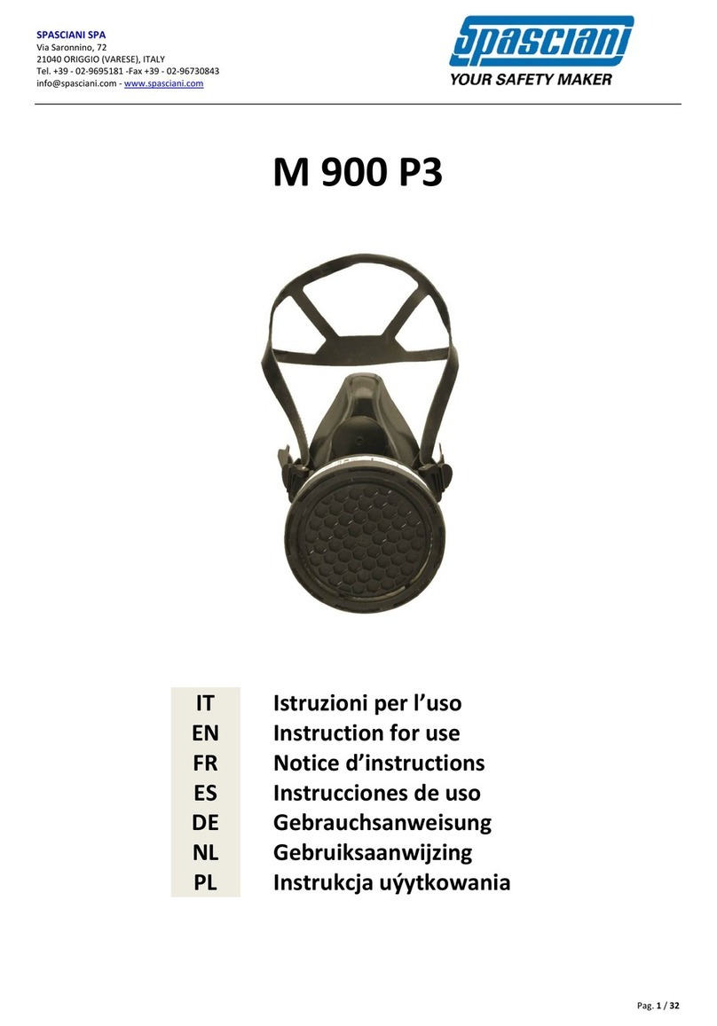 Spasciani M 900 P3 Instructions for use