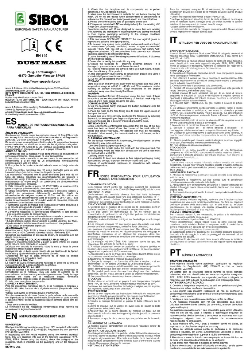 Spasciani Sibol PLUS Series Instructions for use