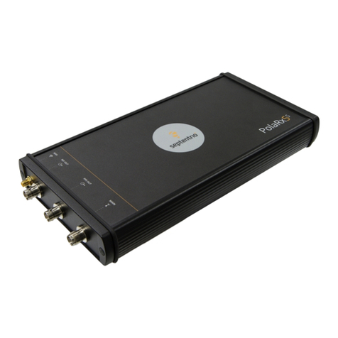 SEPTENTRIO PolaRx5S quick start guide