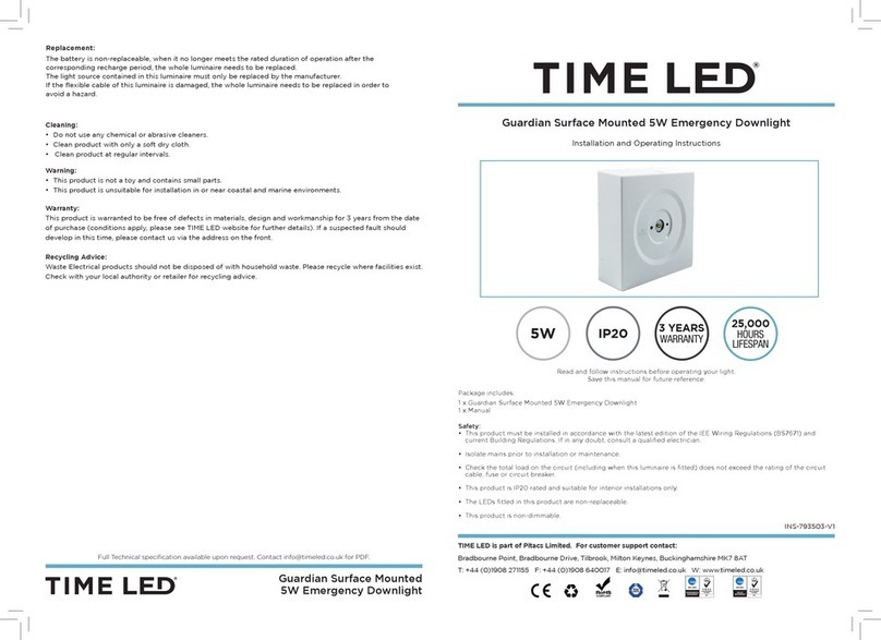 TIME LED 793503 User manual