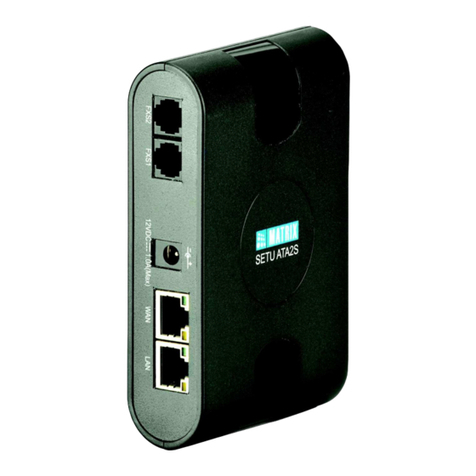 Matrix Telecom SETU ATA2S quick start