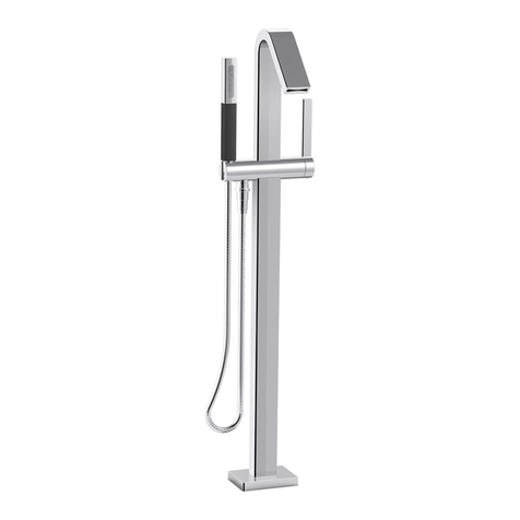 Kohler Loure T97330-4-CP User manual