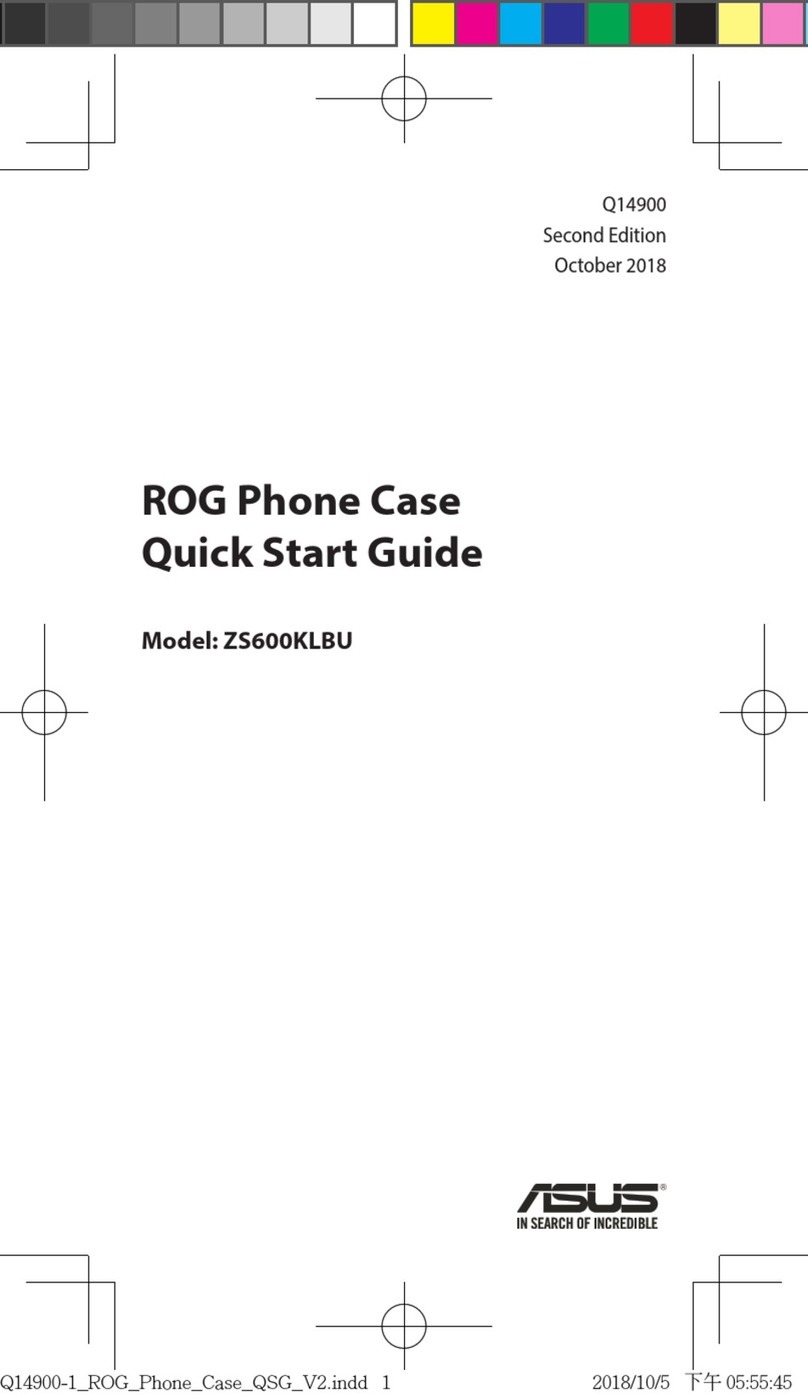 Asus ZS600KLBU quick start guide