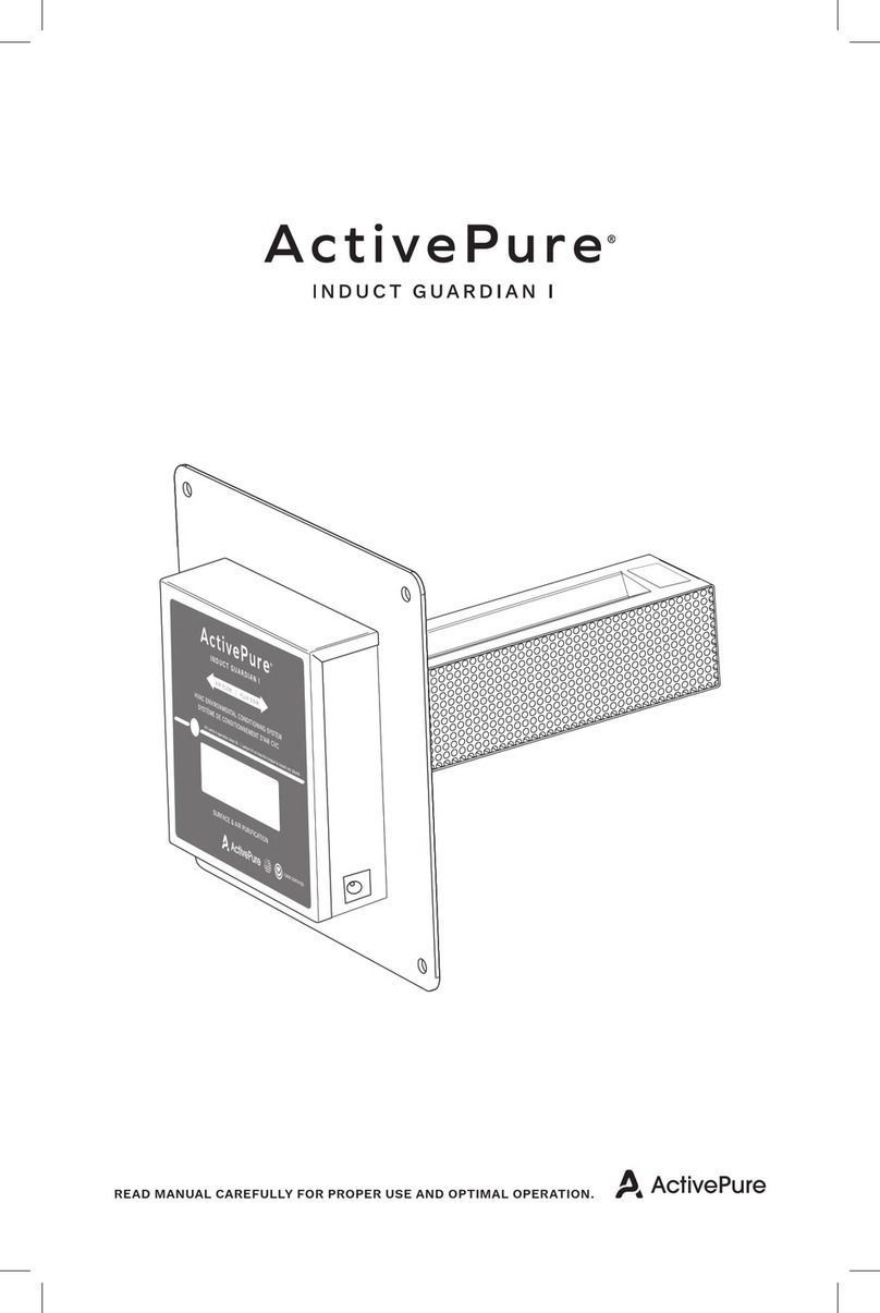 ActivePure Induct Guardian I User manual