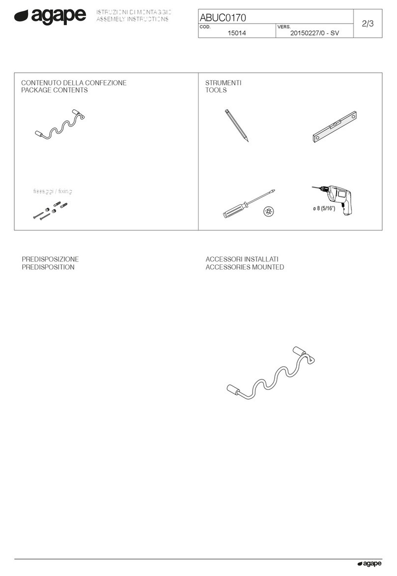 agape Bucatini ABUC0170 User manual agape Bucatini ABUC0170 User manual
