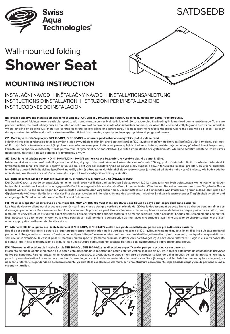 Swiss Aqua Technologies SATDSEDB Mounting instruction