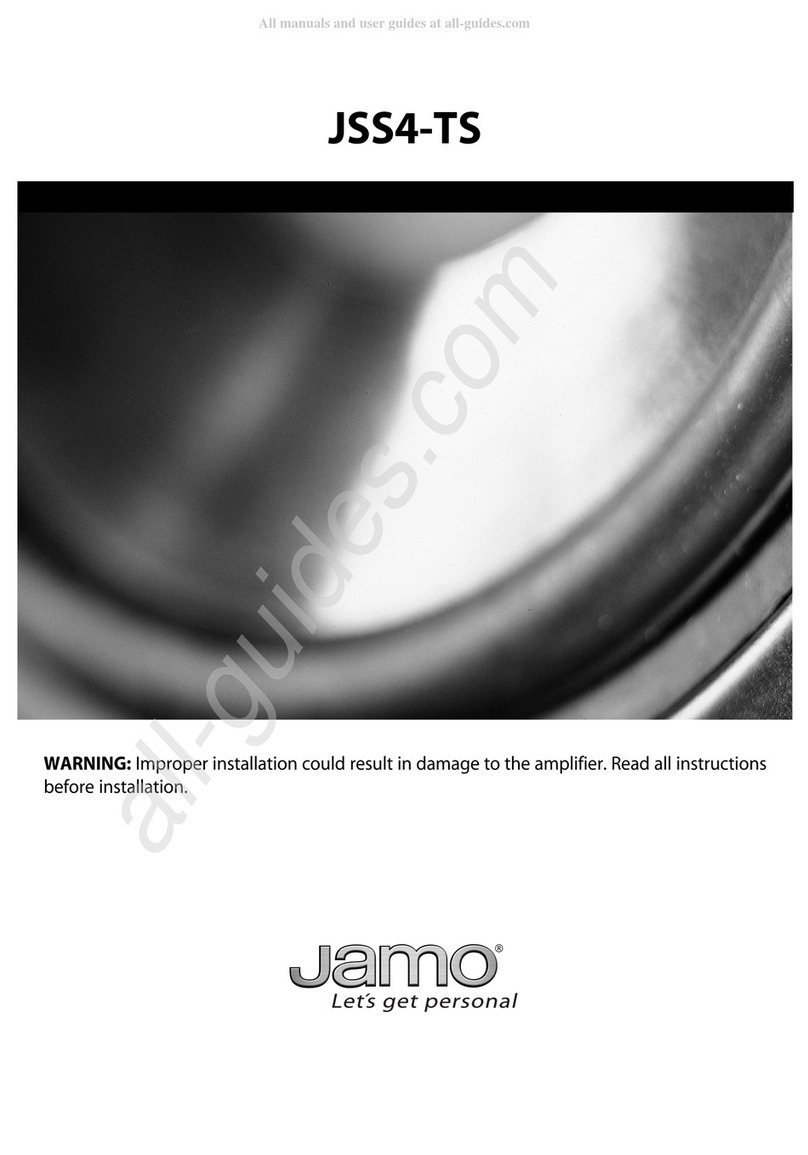 JAMO JSS4-TS User manual