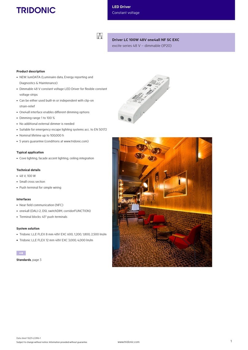 Tridonic Excite Series manual