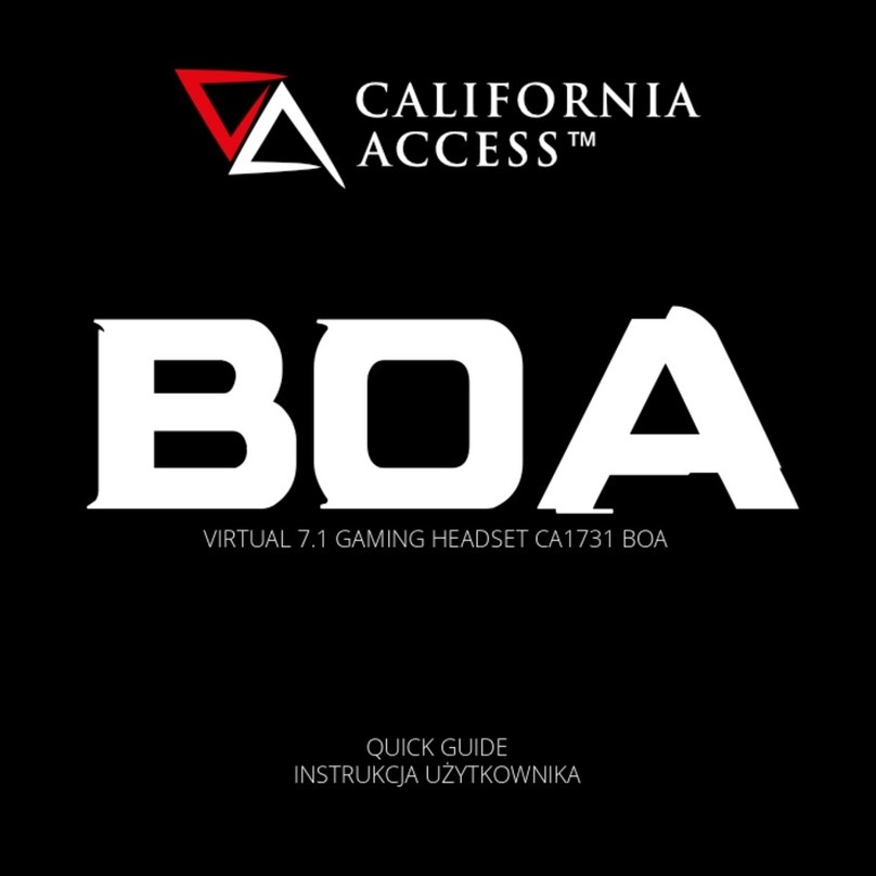 California Access Boa quick guide