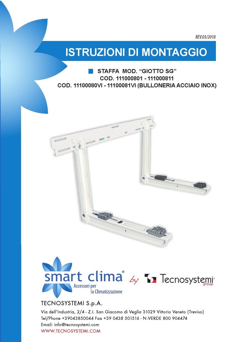 Tecnosystemi Smart clima GIOTTO SG User manual