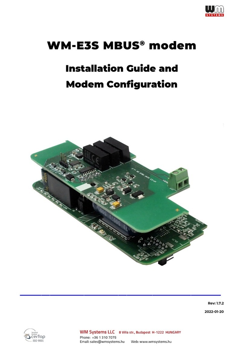 WM Systems WM-E3S installation guide