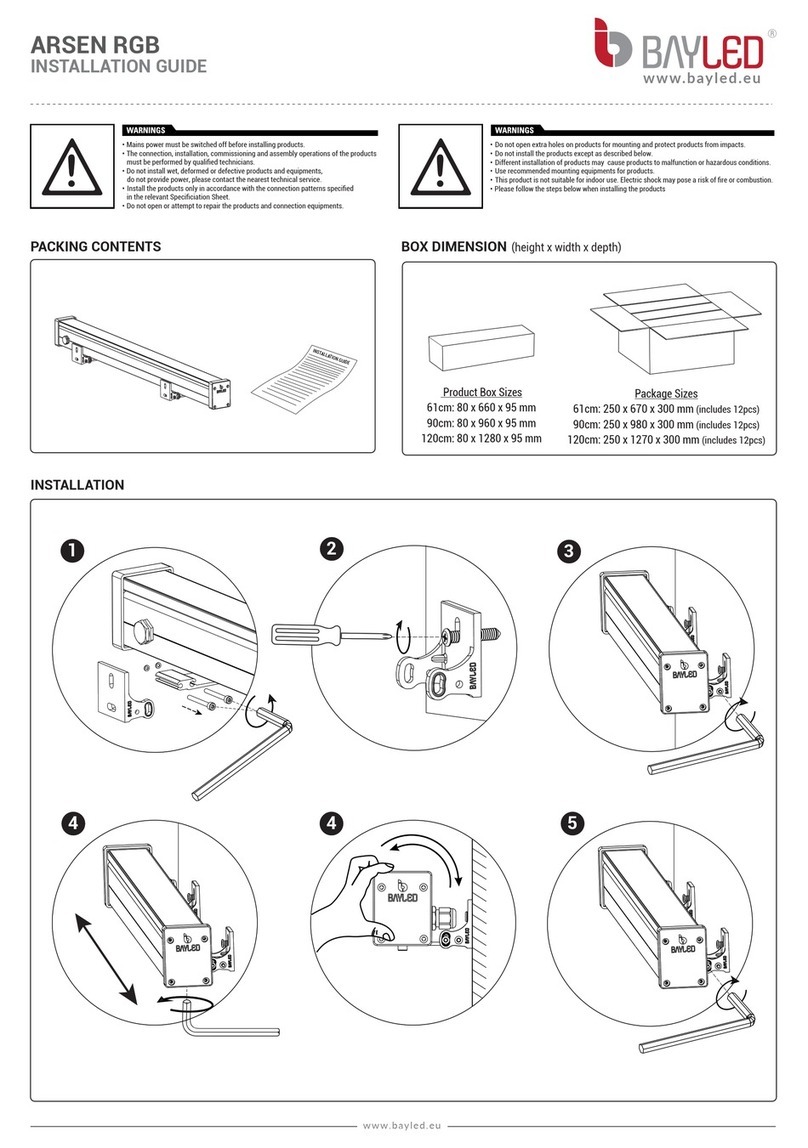 BAYLED ARSEN RGB User manual