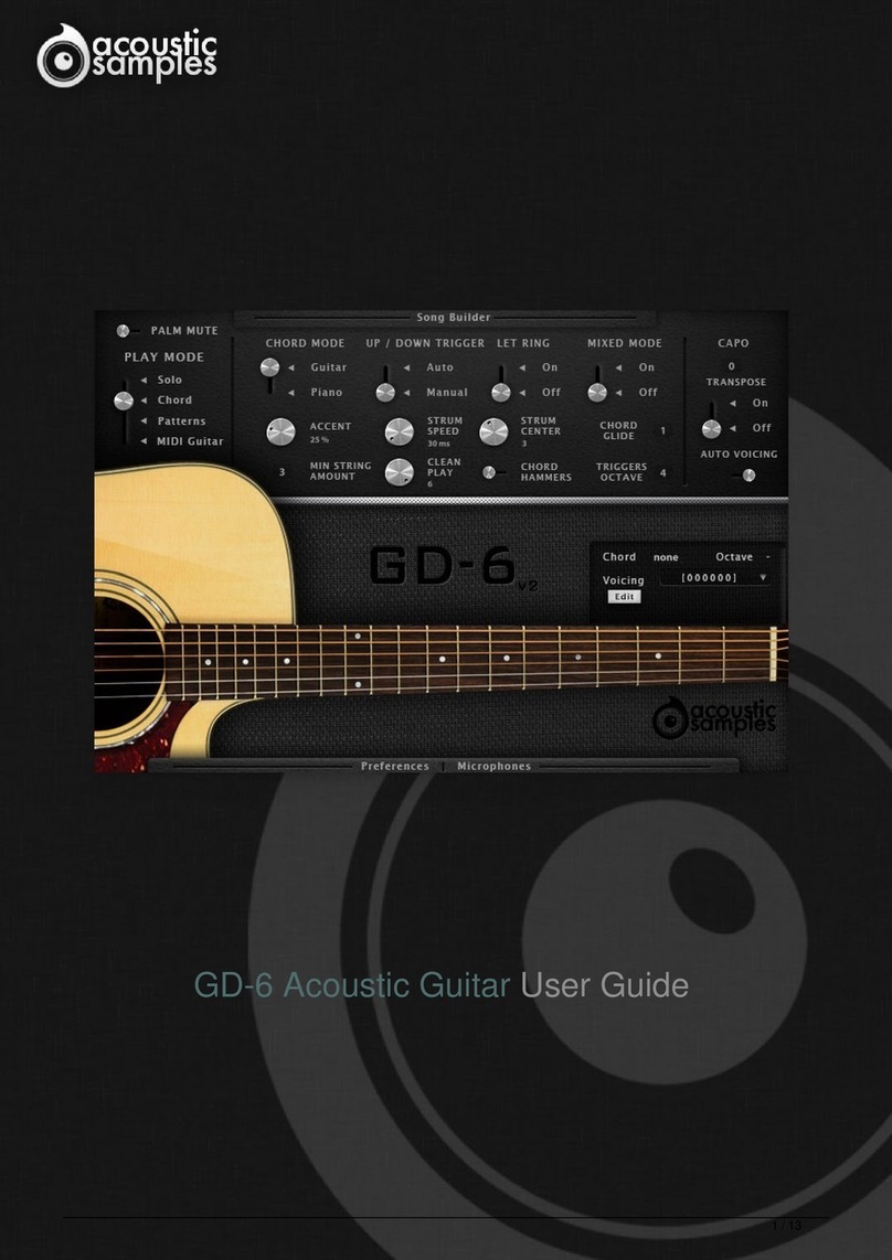 Acousticsamples GD-6 user guide