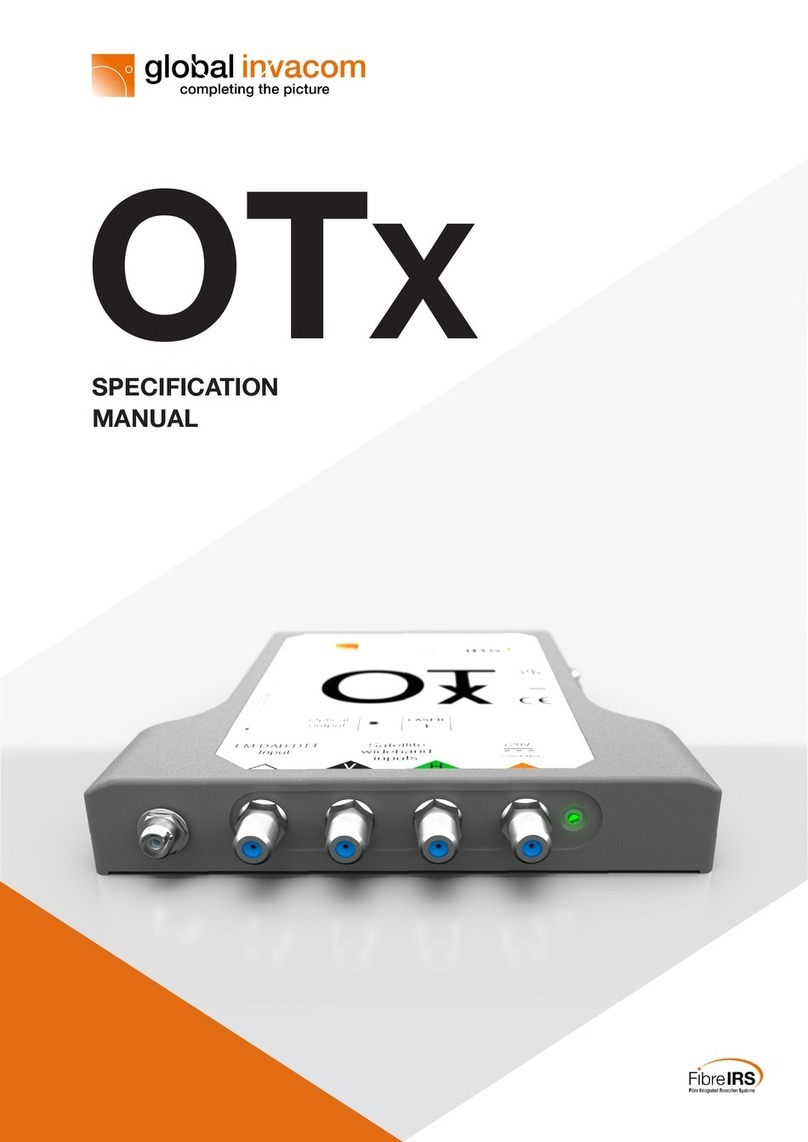 Global Invacom OTX manual Global Invacom OTX manual