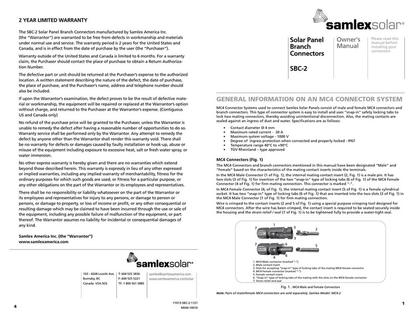 samlexsolar SBC-2 owner's manual samlexsolar SBC-2 owner's manual