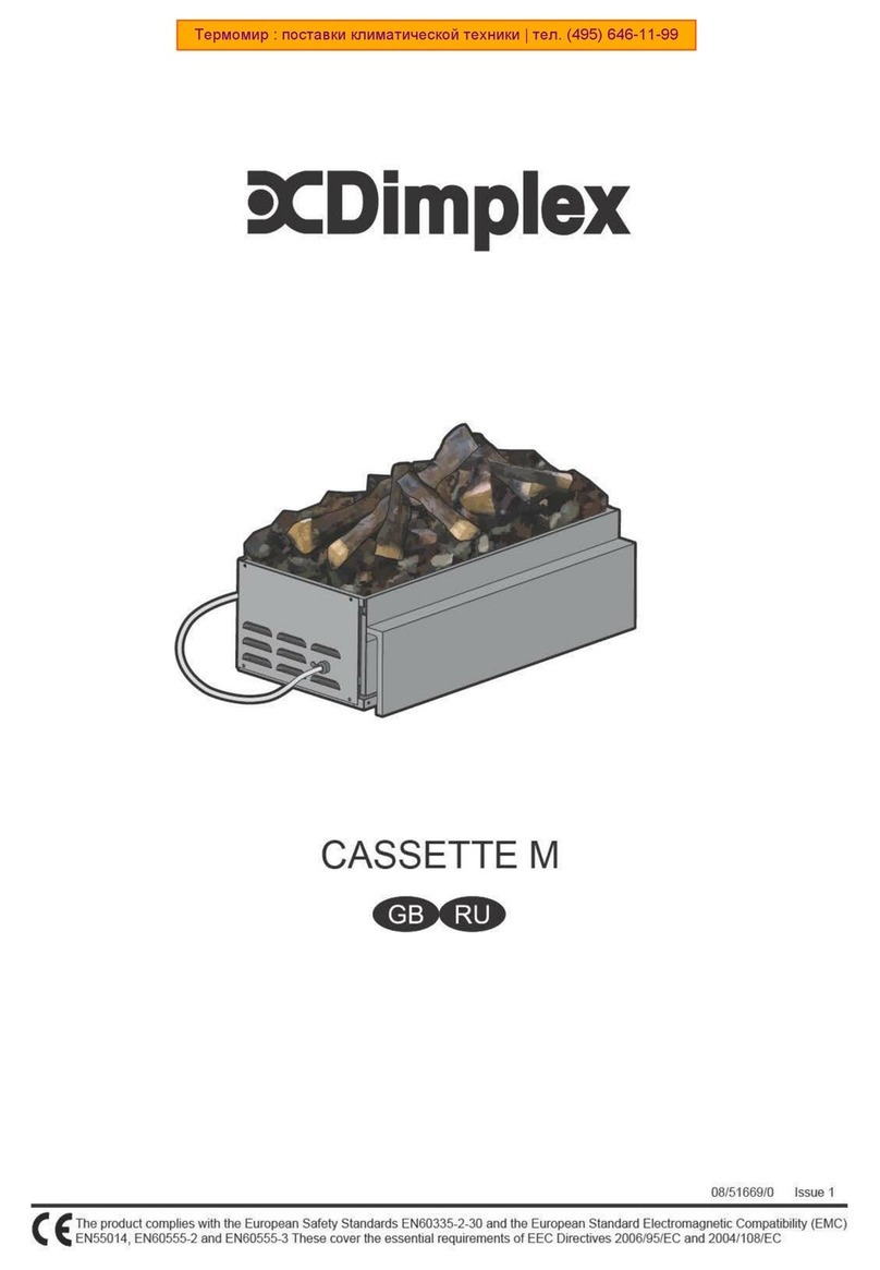 Dimplex CASSETTE M User manual Dimplex CASSETTE M User manual