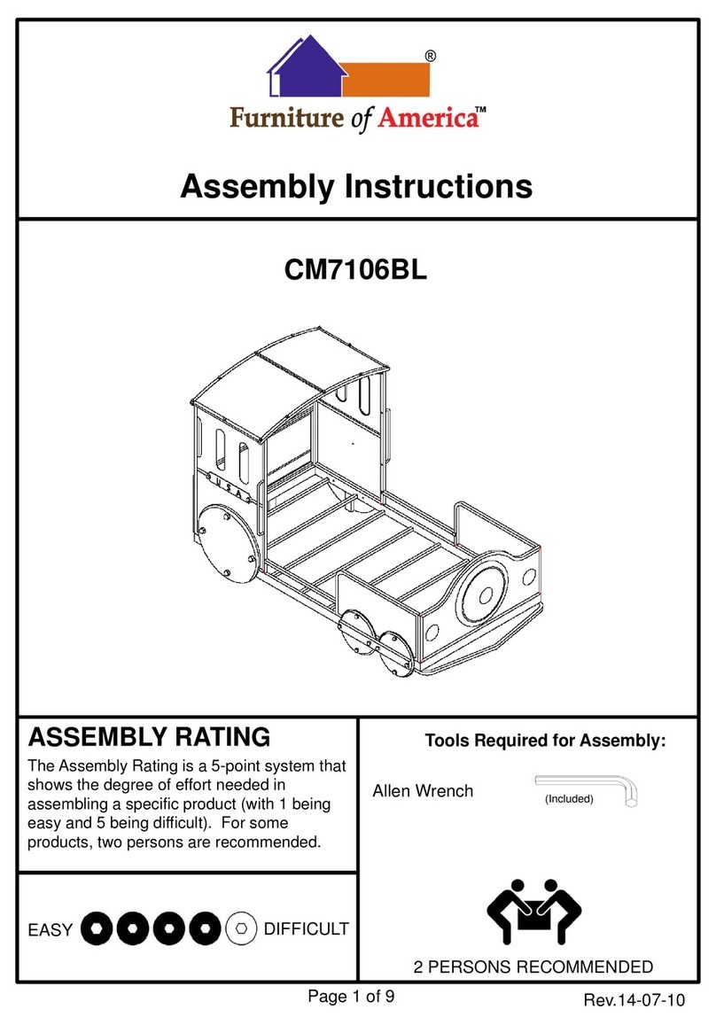 Furniture of America CM7106BL Assembly instructions Furniture of America CM7106BL Assembly instructions
