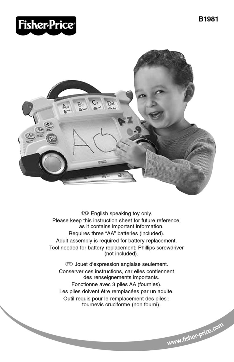 Fisher-Price B1981 User manual Fisher-Price B1981 User manual