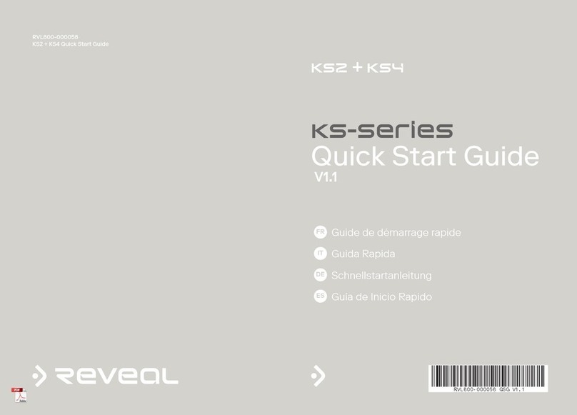 Reveal KS-Series User manual