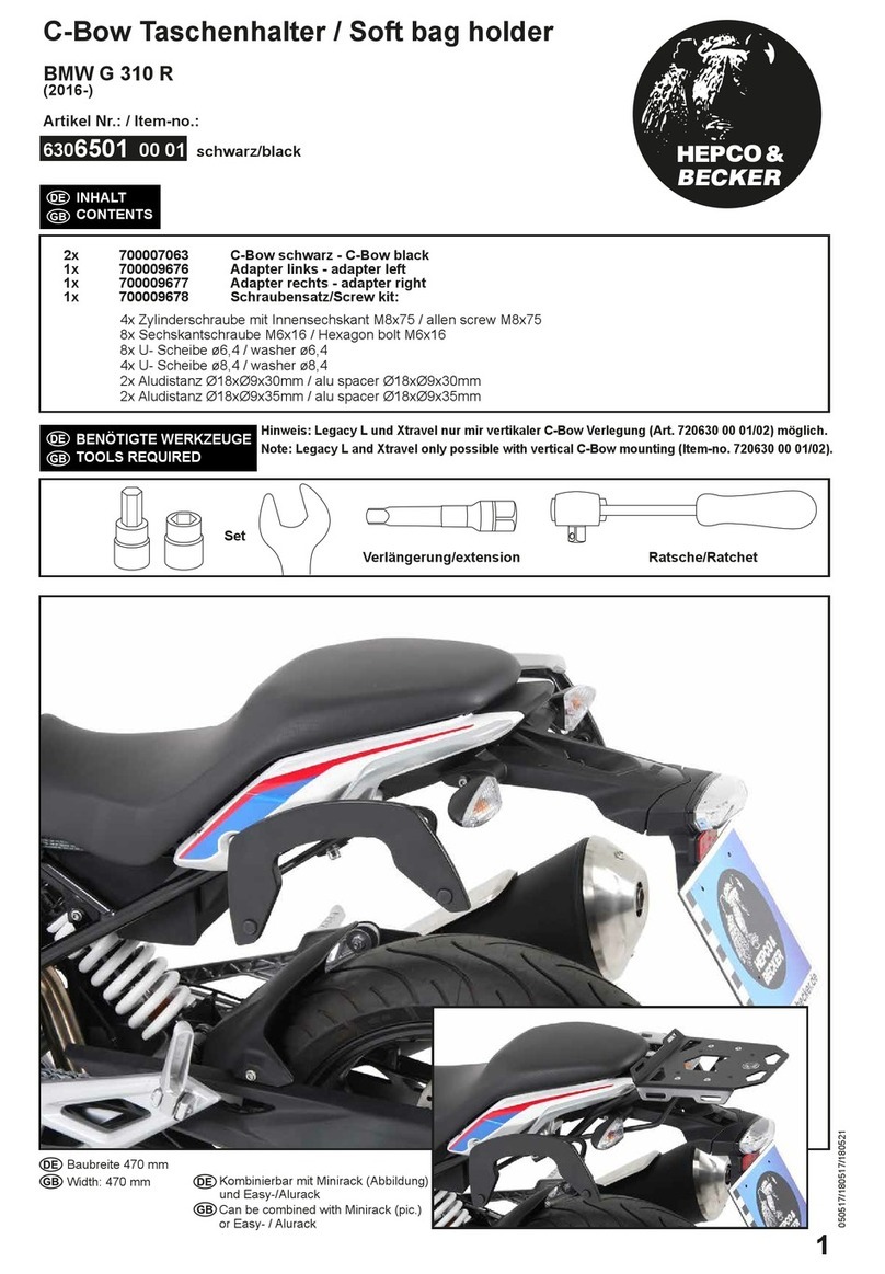 hepco & becker C-Bow 6306501 00 01 User manual hepco & becker C-Bow 6306501 00 01 User manual