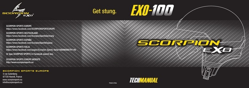 Scorpion Sports EXO-100 Tech  manual