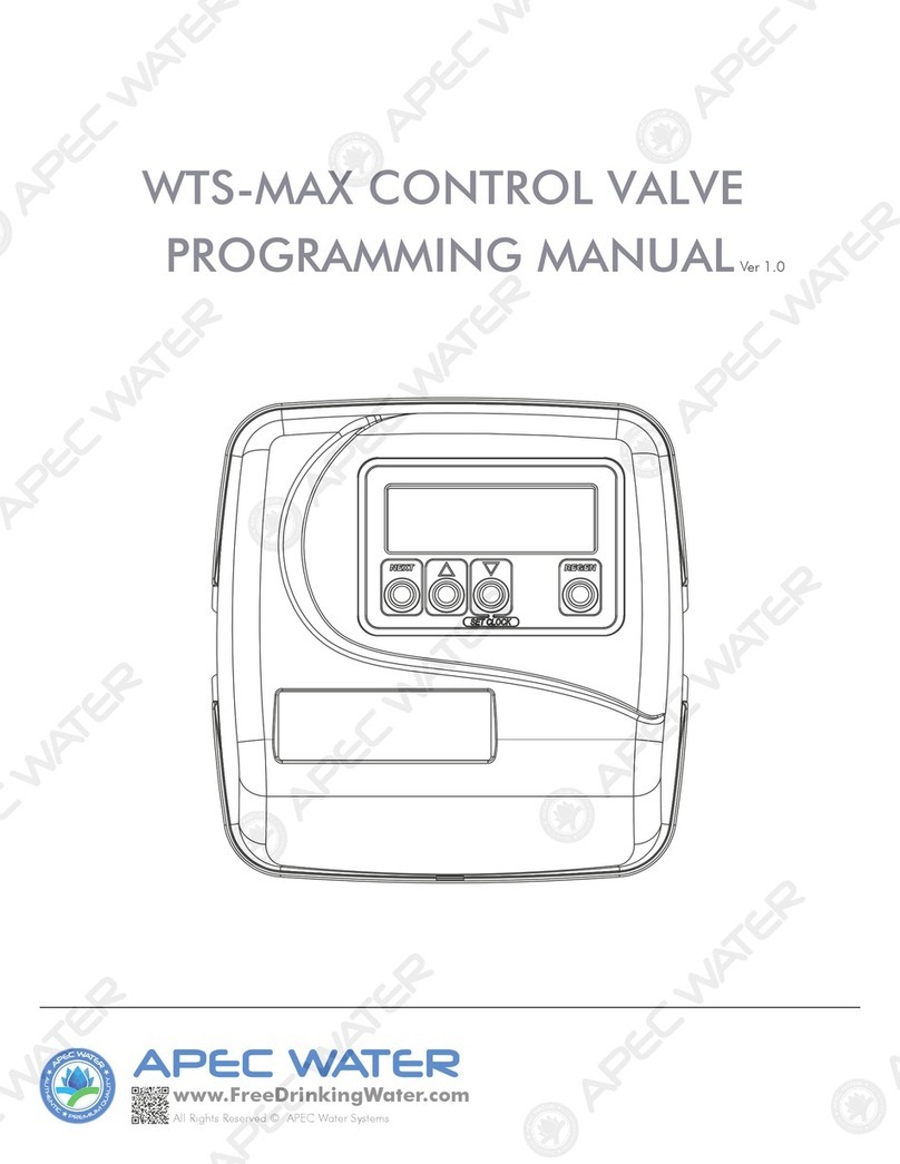 Apec Water WTS-MAX Programming manual