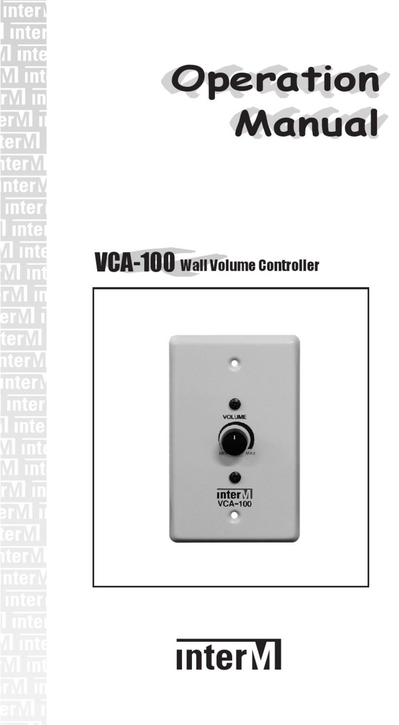 Inter-m VCA-100 User manual