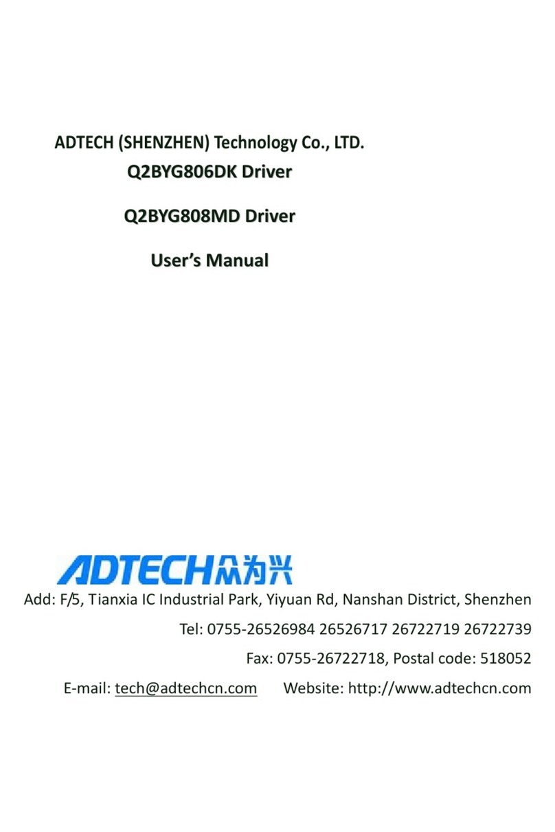 Adtech Q2BYG806DK User manual