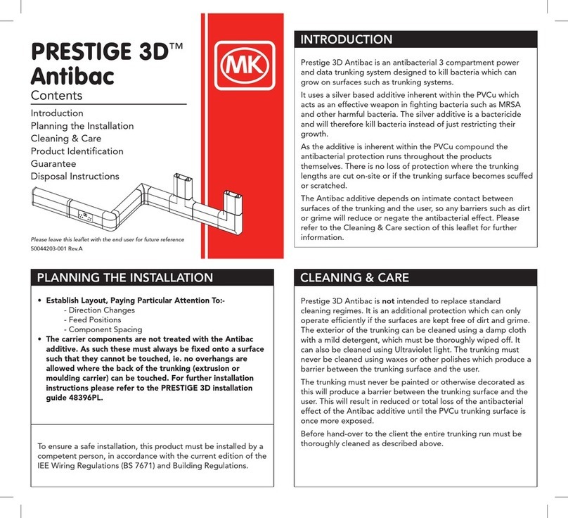 MK Prestige 3D Antibac quick start guide