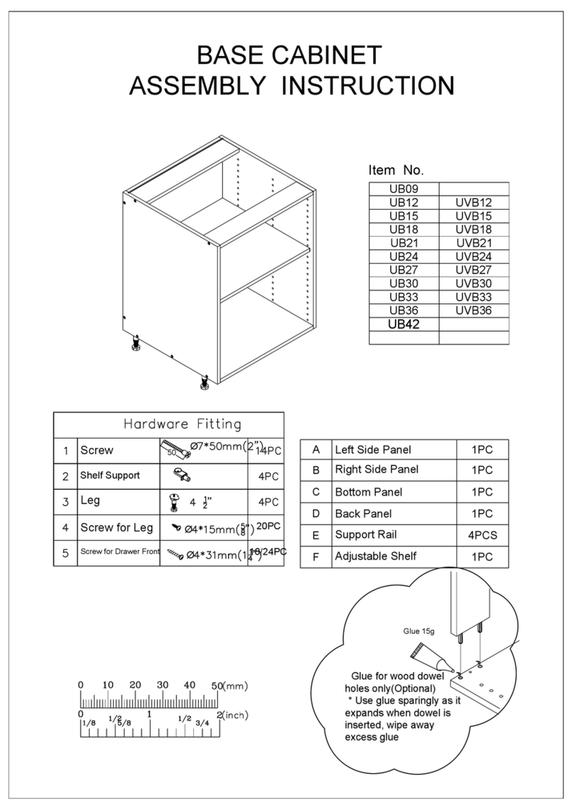 Hettich UB09 Assembly instruction