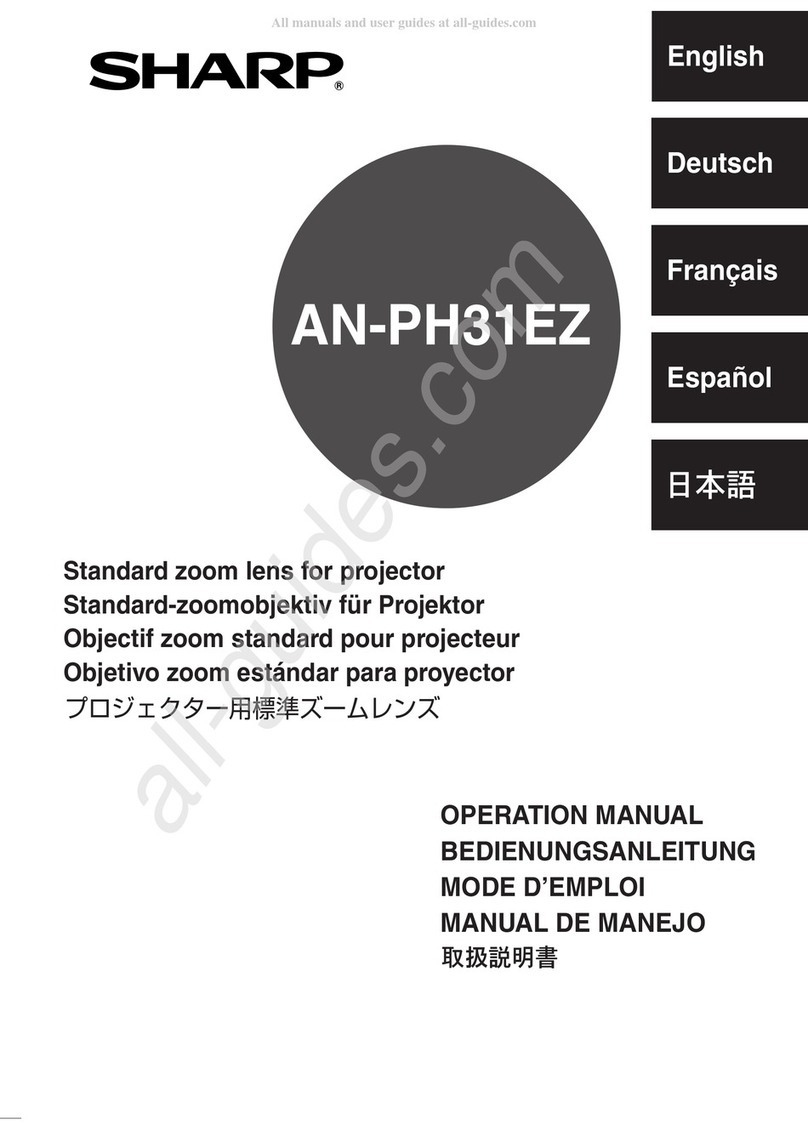 Sharp AN-PH31EZ User manual