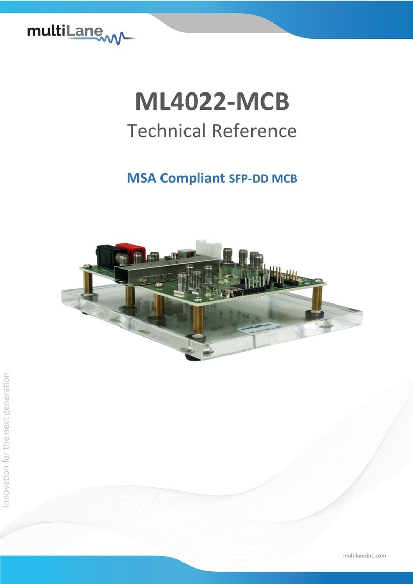 MULTILANE ML4022-MCB Technical reference