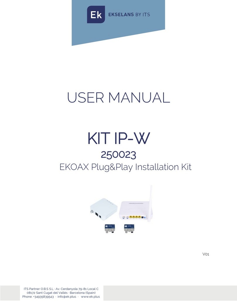 ITS Telecom EKSELANS KIT IP-W 250023 user manual