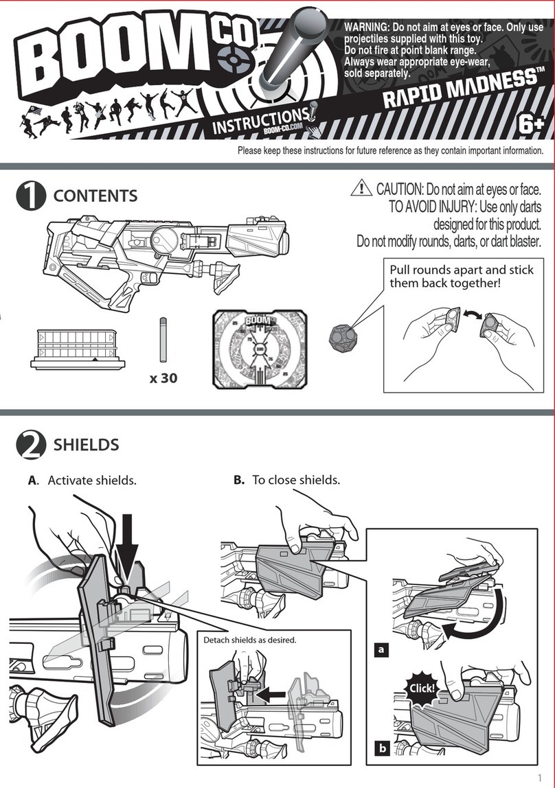Mattel BOOMCO RAPID MADNESS instructions