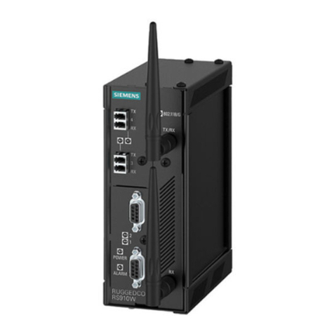 Siemens SIMATIC NET RUGGEDCOM RS910W installation manual