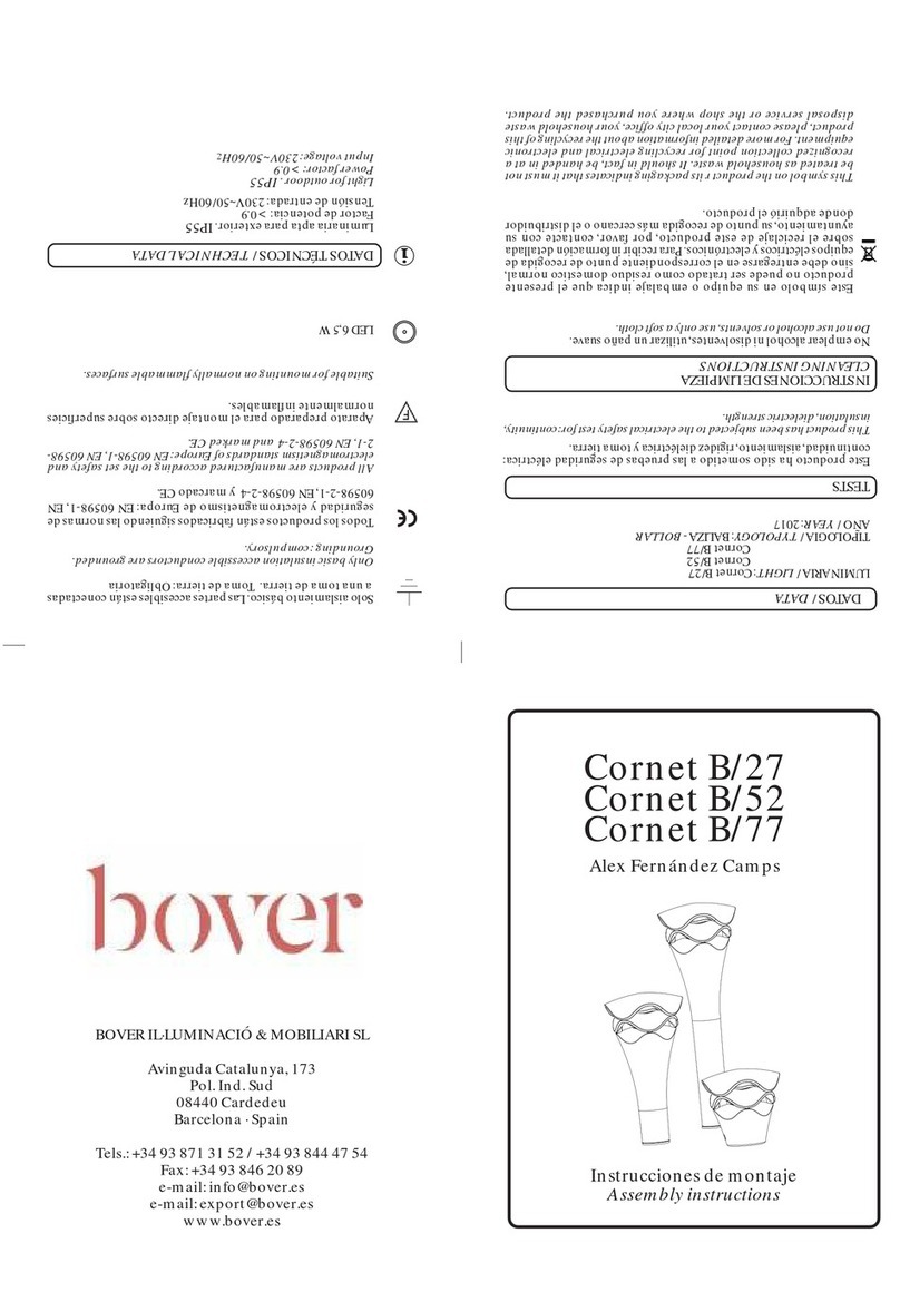 bover Cornet B/27 Assembly instructions