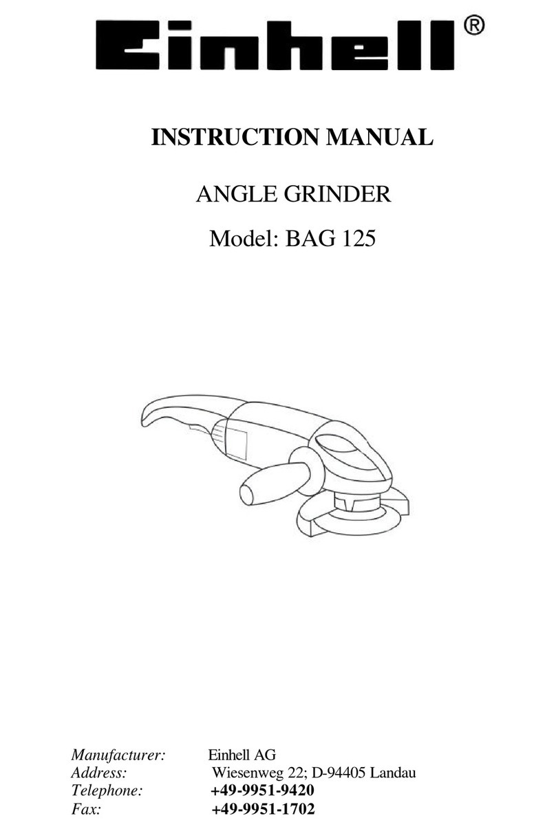 EINHELL BAG 125 User manual