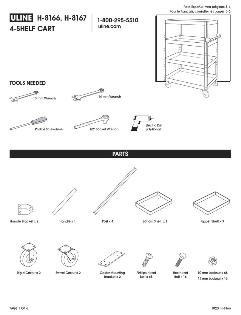 U-Line H-8166 User manual U-Line H-8166 User manual