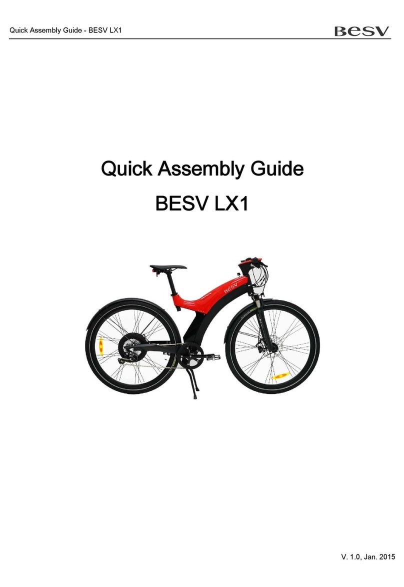 BESV LX1 2015 Quick assembly guide