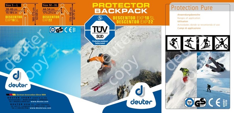 deuter EXP18 SL manual