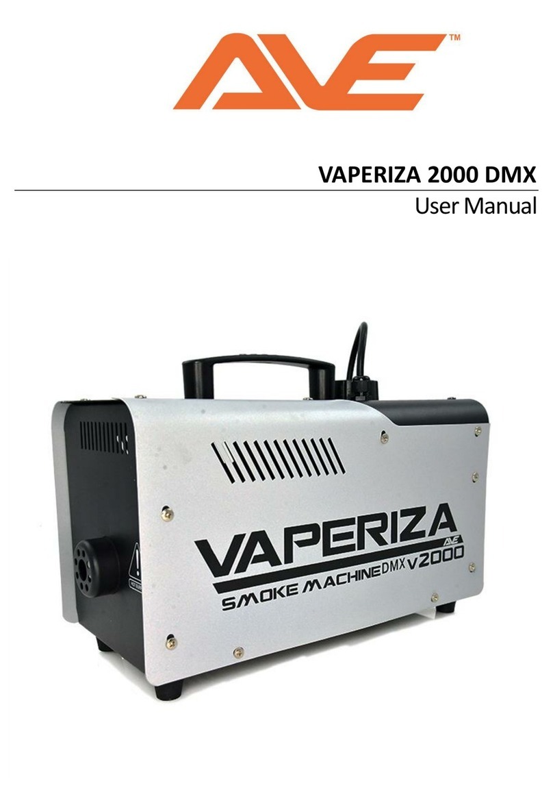 AVE VAPERIZA 2000 DMX user manual