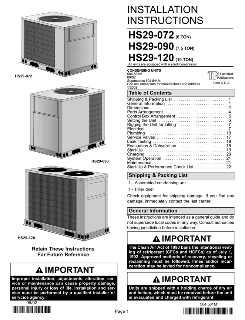 Lennox HS29-072 installation instructions
